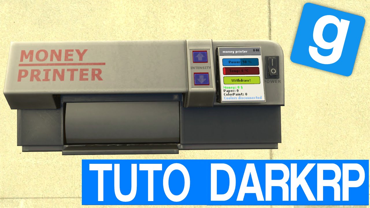 Money Printers Darkrp Tuto 1 Youtube - money printers dowtown roleplay tutorial roblox