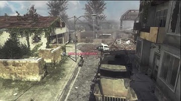 MW3: Across Map Throwing Knife In Search & Destroy