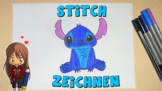 Stitch einfach malen für Kinder | ab 8 Jahren | Malen mit Evi | deutsch
