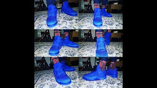 nike air jordan 4 retro flyknit hyper royal