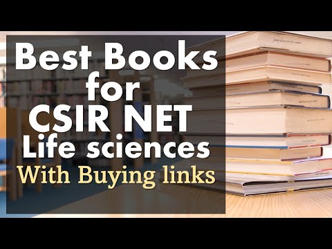 Best books for CSIR NET life sciences exam preparation