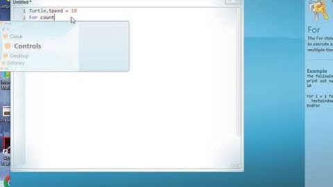 Programming - Small Basic Loops