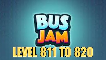 BUS JAM LEVEL 811 to 820