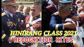 PNPA | RECOGNITION RITES| HINIRANG CLASS 2021| Philippine National Police Academy