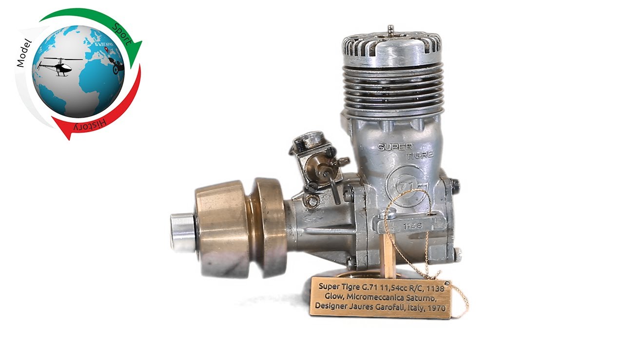 Super Tigre G.71 11,54cc RC, №1138, Glow, Micromeccanica Saturno