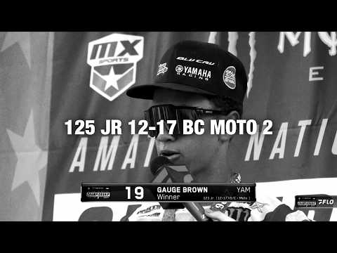 2026 Loretta Lynn’s Live Replay | 125 Jr (12-17) B/C Moto 2
