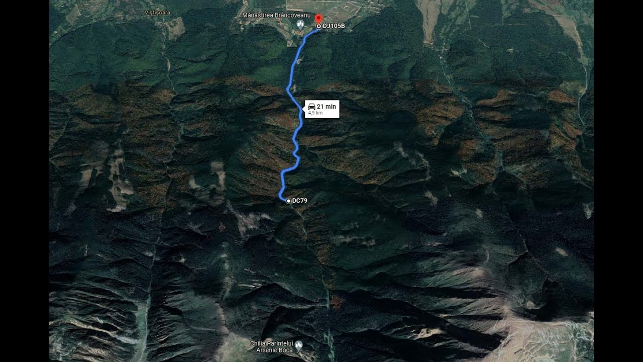 Drumul cu mașina până la Barieră spre Cabana Valea Sâmbetei