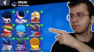 TÜM EDGAR KOSTÜMLERİ İLE OYNADIM !! BRAWL STARS