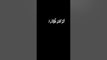 كروما سوداء سورة البقرة من الآية ٨٠-٩١#الشيخ_فارس_عباد