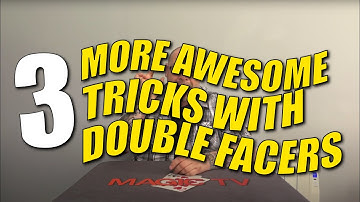 3 More Awesome Tricks With Double Facers You Have Never Seen Before | Magic Stuff With Craig Petty