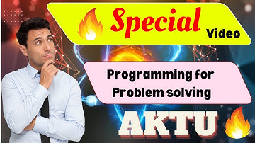 AKTU # Special Video [Questions] for Programming or Problem Solving