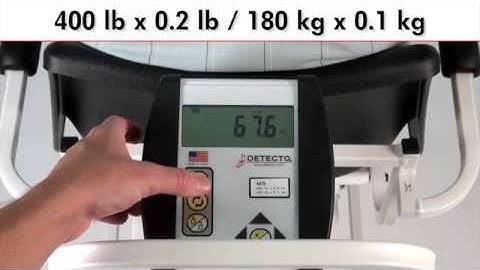 Detecto Digital Chair Scales- RehabMart.com