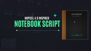 Fivem Nopixel 4.0 notebook script | Qbcore Script |