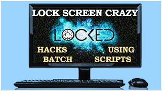 Creating a Crazy Lock Screen Application 🔐 using Batch Script  ! | procedure is given in description screenshot 5