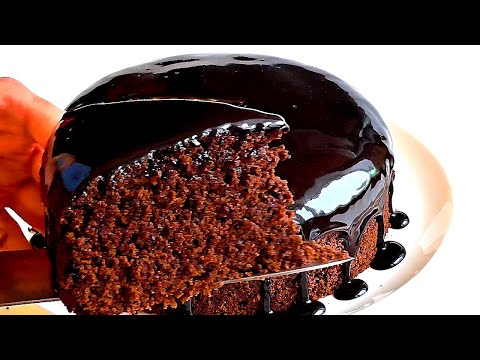 Видео рецепт Какао-манник в глазури