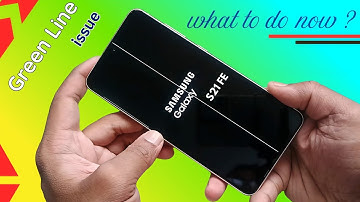 SAMSUNG GALAXY S21 FE GREEN LINE ISSUE |  S21 FE free screen replacement.