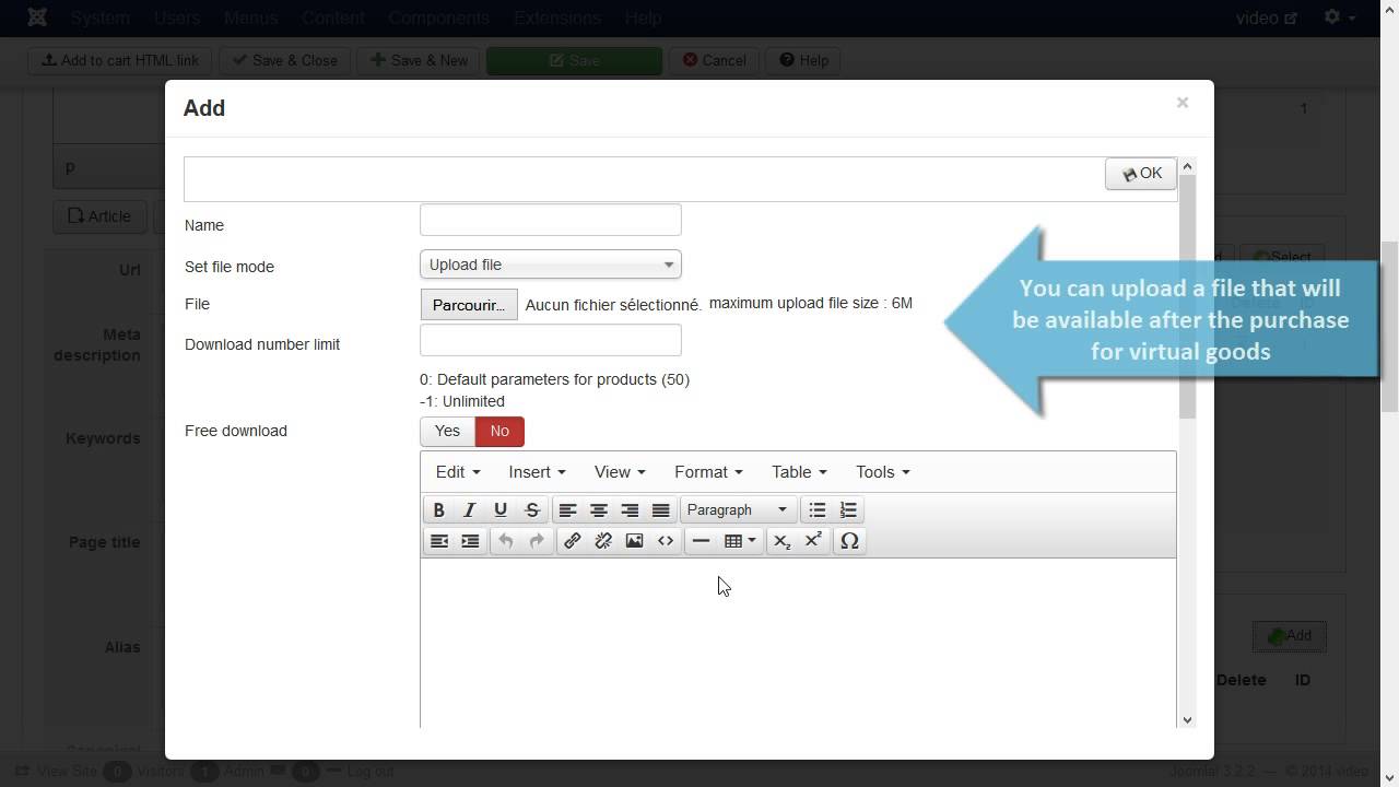 Create your first product with Hikashop - YouTube