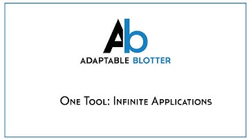 Adaptable Blotter: A Brief Overview