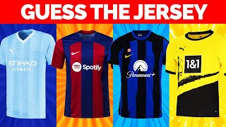 Guess the Football Club by the Jersey | 2023-2024 Home Jersey Quiz