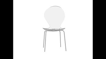 chair 360 spin 3d rendering product video