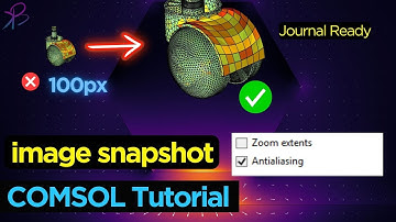 How to Use Image Snapshot in COMSOL Multiphysics® Software | Learn with BK