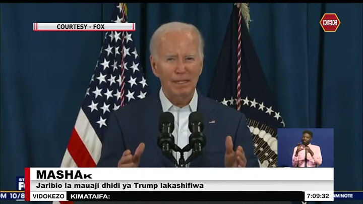 Jaribio la mauaji ya Trump lakashifiwa