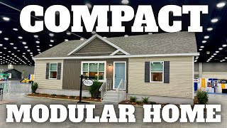 It's 2 STORY but SMALLER! This modular home is very APPEALING! Prefab House Tour