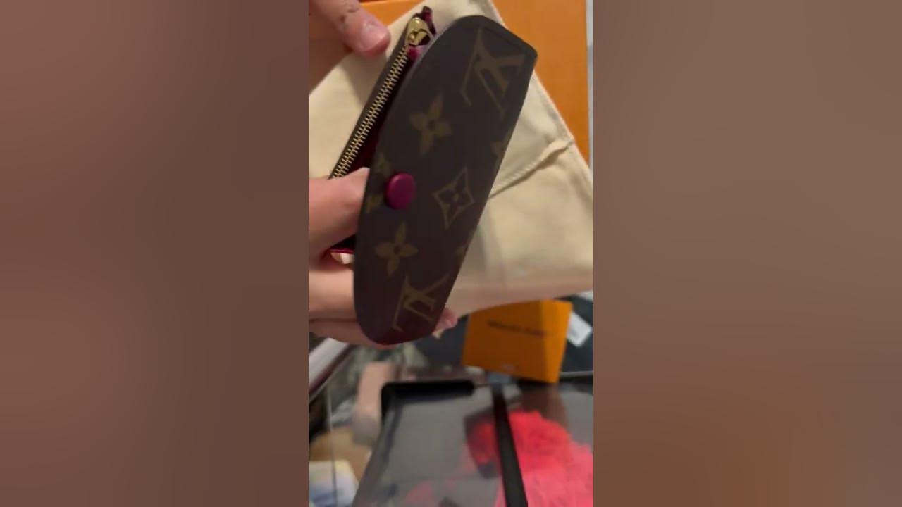 Unboxing the Louis Vuitton rosalie coin purse 💖 The pink inside is so