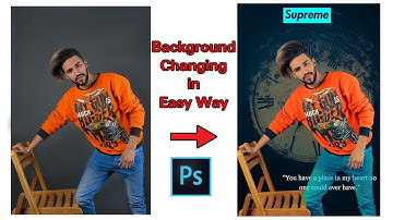 How to Remove and Replace a Background in Potoshop in Urdu \ Hindi