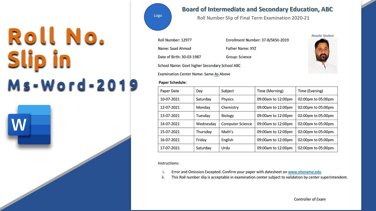 presentation secondary school roll number