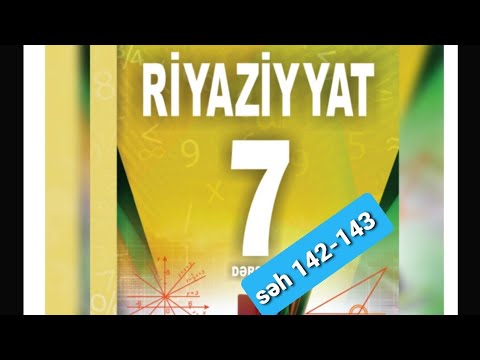 Riyaziyyat  Drslik 7 sinif ki dz xttin nc dz xtl ksimsindn alnan bucaqlar Sh142