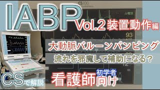 【IABP基礎！】看護師のためのIABP苦手克服アプローチVol.2装置動作編