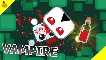VAMPIRE BRUTALLY KILLS HUMANS! *BLOOD BOTTLE* IN STARVE.IO! (Starve io Vampire Mode)