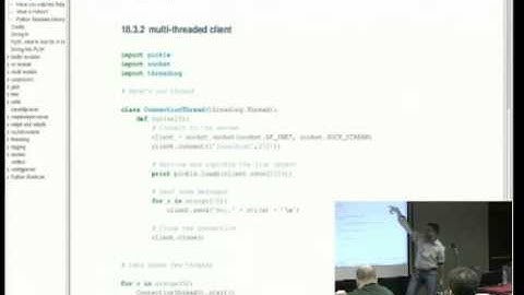A Tour of Python Standard Library  Part 003   PyCon US Videos   2009, 2010, 2011 on Blip