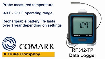 Comark Professional Grade Thermometers - RF311-T & RF312-TP Data Loggers, PDT300 Stem Thermometer