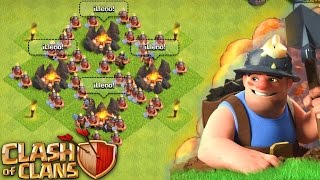 ¡"ATAQUE TODO MINEROS en Clash of Clans"! - ANTRAX ☣