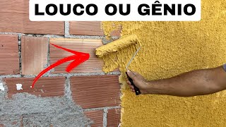 estou na construção há 20 anos e nunca vi isso.. adeus REBOCO !! IDEIA DE GÊNIO