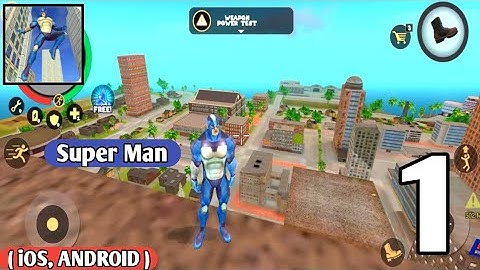 Rope Hero Vice Town - GamePlay Walkthrough Part-1 ( iOS, Android) Kashif Gamerz