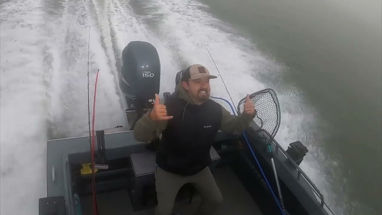 Striper Fishing on Napa River in Extreme Fog