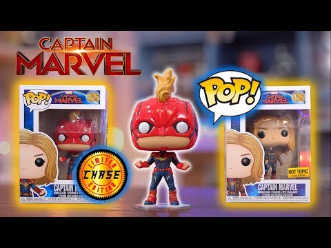 funko pop capitana marvel chase