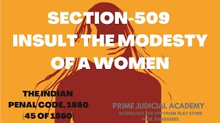 Section 509 Insult the Modesty of Women