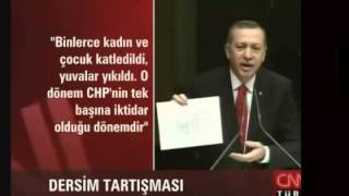 Recep Tayyip Erdoğan'ın Dersim açıklaması Resimi