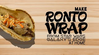 Ronto Wrap Walt Disney World Food Recipe Youtube
