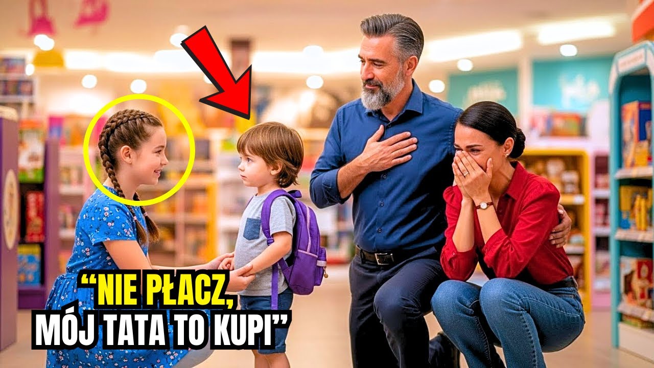 „NIE PŁACZ, MÓJ TATA TO KUPI” — CÓRKA MILIONERA WZRUSZA MATKĘ BEZ PIENIĘDZY