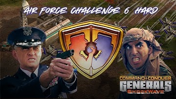 Air Force General vs Stealth General Hard Difficulty no Commentary  C&C Generals Zero Hour SHOCKWAVE