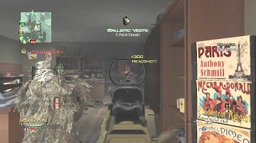 MW3: 5 Headshots in a row using MK14 on Resistance