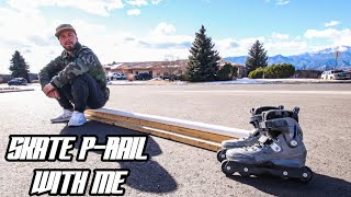 Aggressive Inline Practice rail (Beginner's Boot sesh) Part 2