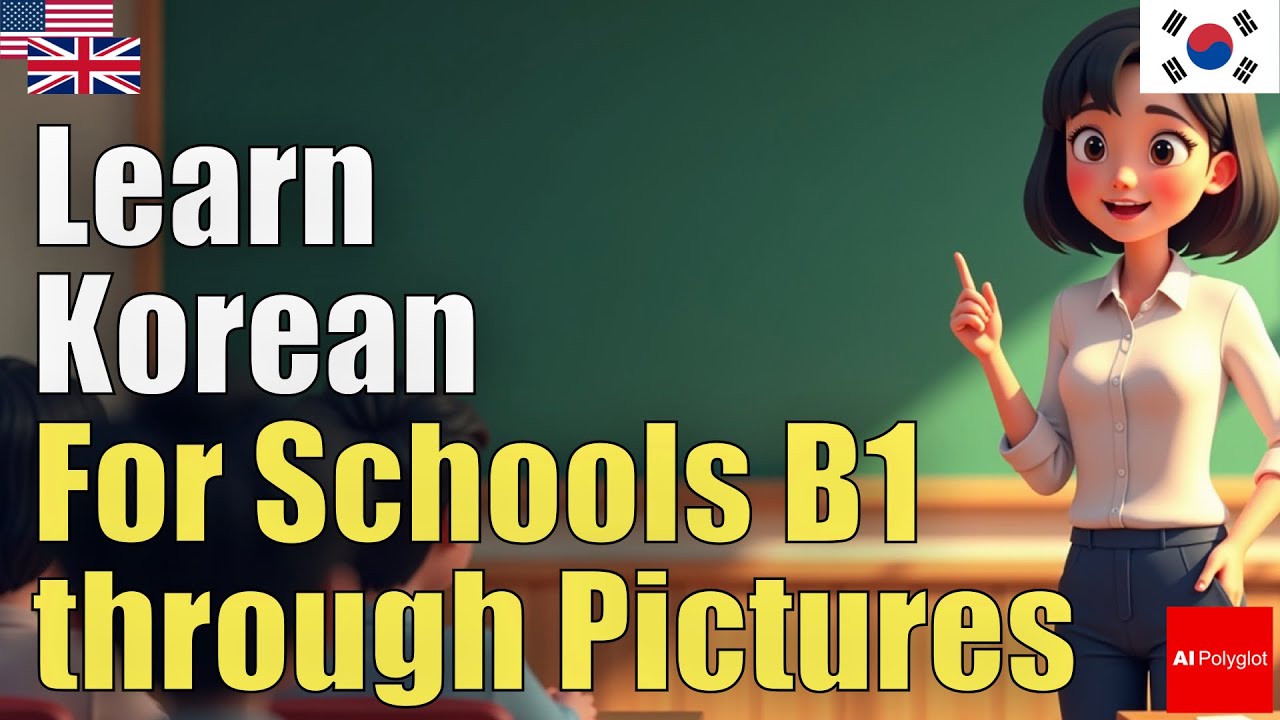 Learn Korean through pictures for school B1 | Natural Listening | Must-Know