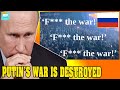 Real nightmare! The Russian people exploded in rage with Putin chanting the slogan to end the war