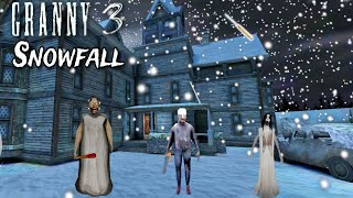 Snowfall In Granny 3 Full Gameplay